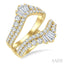 Baguette Diamond Insert Ring