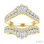 Baguette Diamond Insert Ring