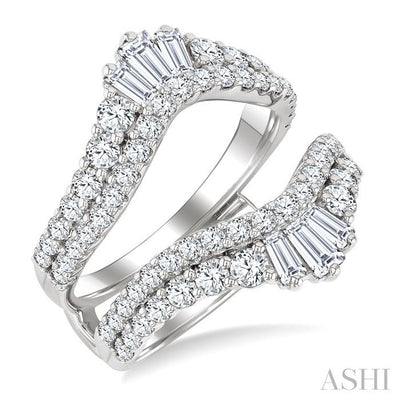 Baguette Diamond Insert Ring