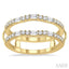Baguette Diamond Insert Ring