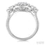 Cushion Shape Past Present & Future Halo Fusion Diamond Engagement Ring