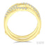 Twisted Diamond Insert Ring