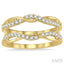 Twisted Diamond Insert Ring