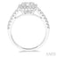 Halo Fusion Diamond Engagement Ring