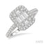 Halo Fusion Diamond Engagement Ring