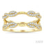 Twisted Diamond Insert Ring