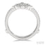 Fleur De Lis Diamond Insert Ring