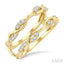 Twisted Diamond Insert Ring