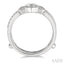 Chevron Diamond Insert Ring