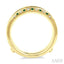 Gemstone & Diamond Insert Ring