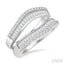Baguette Diamond Insert Ring