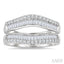 Baguette Diamond Insert Ring