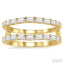 Baguette Diamond Insert Ring
