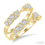 Zig-Zag Diamond Insert Ring