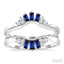 Gemstone & Diamond Insert Ring