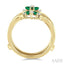 Gemstone & Diamond Insert Ring