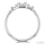 Princess Shape Past Present & Future Fusion Diamond Engagement Ring