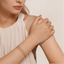 Bujukan Blue Topaz & Diamond Bangle Bracelet