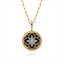 Bujukan Onyx & Diamond Medallion Pendant