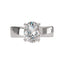 Oval Diamond Hidden Halo Engagement Ring