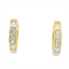 Diamond Huggie Hoop Earrings