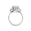 Emerald-cut Diamond Three Stone Engagement Ring