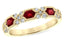 Ruby & Diamond Fashion Ring