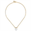 Diamond Teardrop Paperclip Necklace