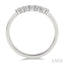 Curved Diamond Wedding Band