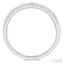 Curved Diamond Wedding Band