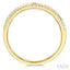 Curved Diamond Wedding Band