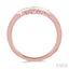 Chevron Diamond Wedding Band