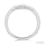 Chevron Diamond Wedding Band