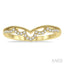 Chevron Diamond Wedding Band