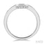 Chevron Diamond Wedding Band