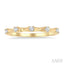 Stackable Diamond Fashion Bamboo Ring