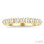 Emerald Shape Half Eternity Diamond Band