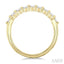Emerald Shape Half Eternity Diamond Band