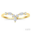 Chevron Diamond Wedding Band