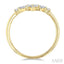 Chevron Diamond Wedding Band