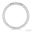 Chevron Diamond Wedding Band