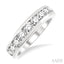 Channel Set Diamond Wedding Band