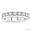 Channel Set Diamond Wedding Band