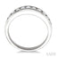 Channel Set Diamond Wedding Band
