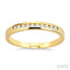 Channel Set Diamond Wedding Band