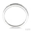 Channel Set Diamond Wedding Band