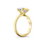 Emerald-cut Diamond Bezel Solitaire Engagement Ring