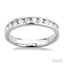Channel Set Diamond Wedding Band