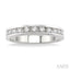Channel Set Diamond Wedding Band