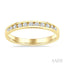 Channel Set Diamond Wedding Band
